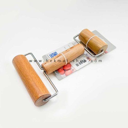 غلتک چوبی دو طرفه شین Sheen | پهن کردن خمیر | ابزار قنادی