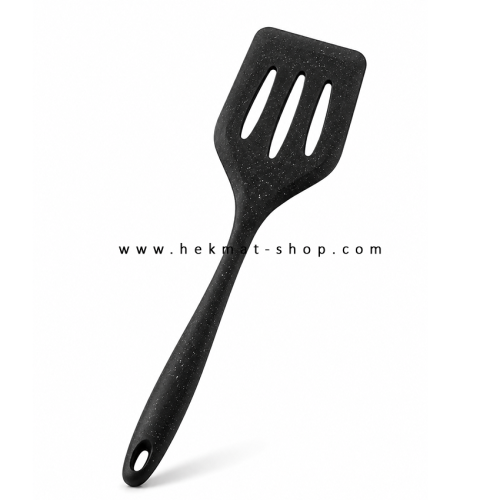کفگیر تخت شیاردار ۲۹ سانت HX KITCHEN | برگرداندن و سرو غذا | ابزار آشپزی
