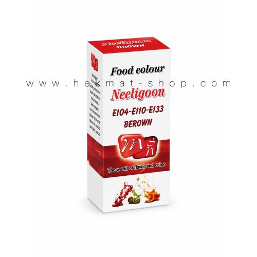 رنگ خوراکی قطره‌ای قرمز روشن نیلگون| رنگ‌دهی کیک و شیرینی | رنگ قرمز