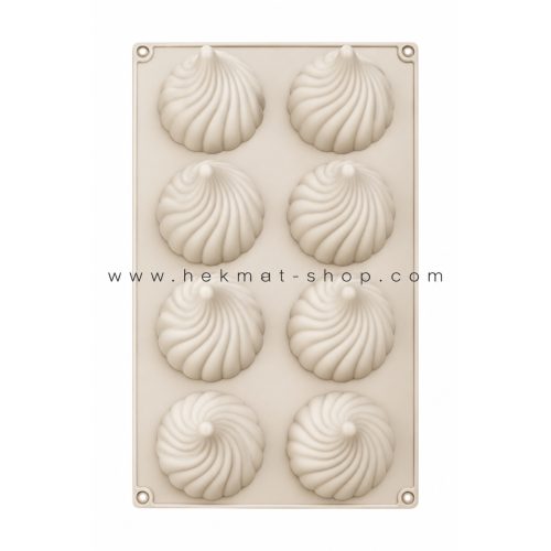 قالب سیلیکونی مخروط پیچی